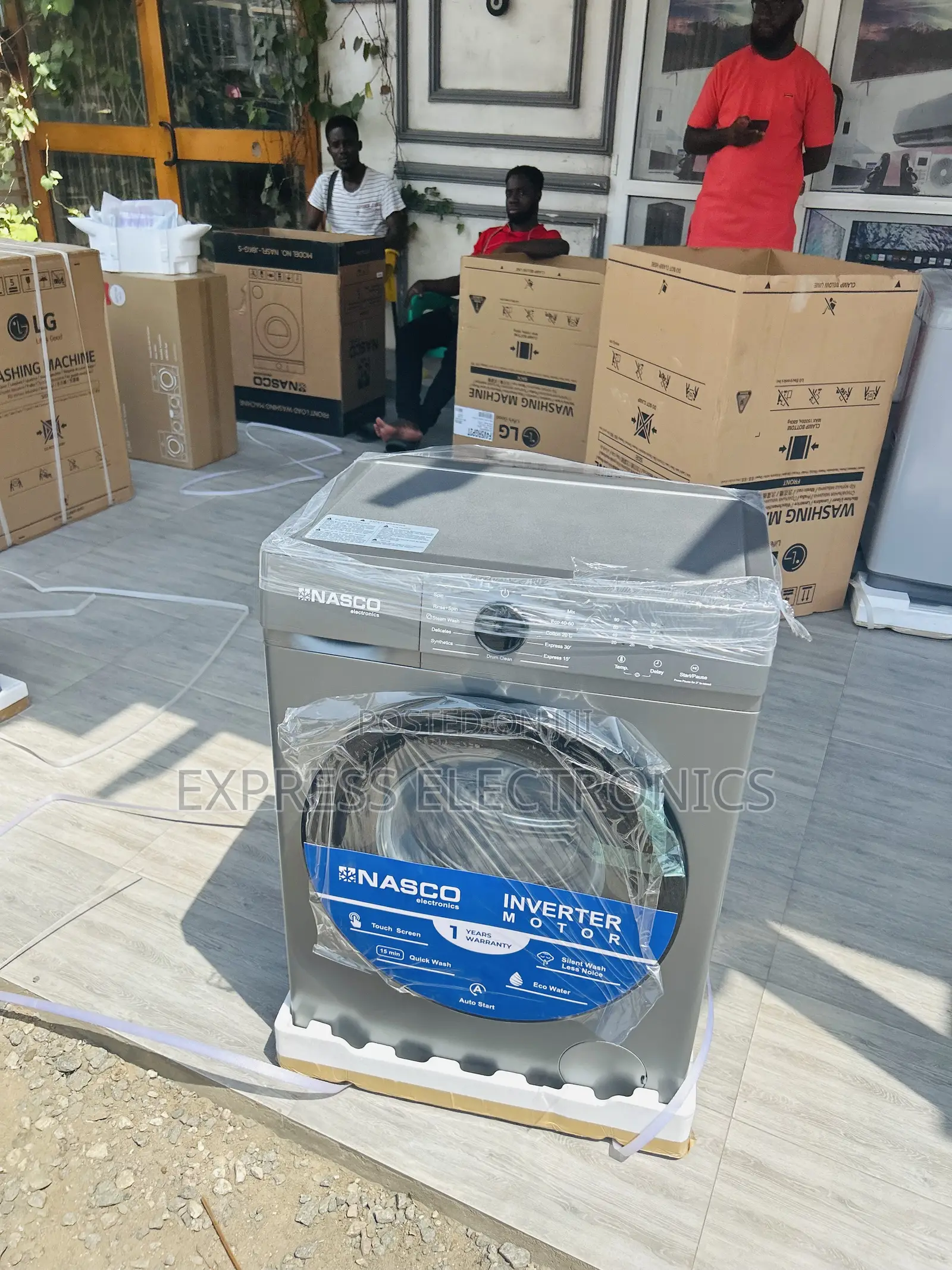 Elegant Design Front Load Nasco Inverter 11kg Wm