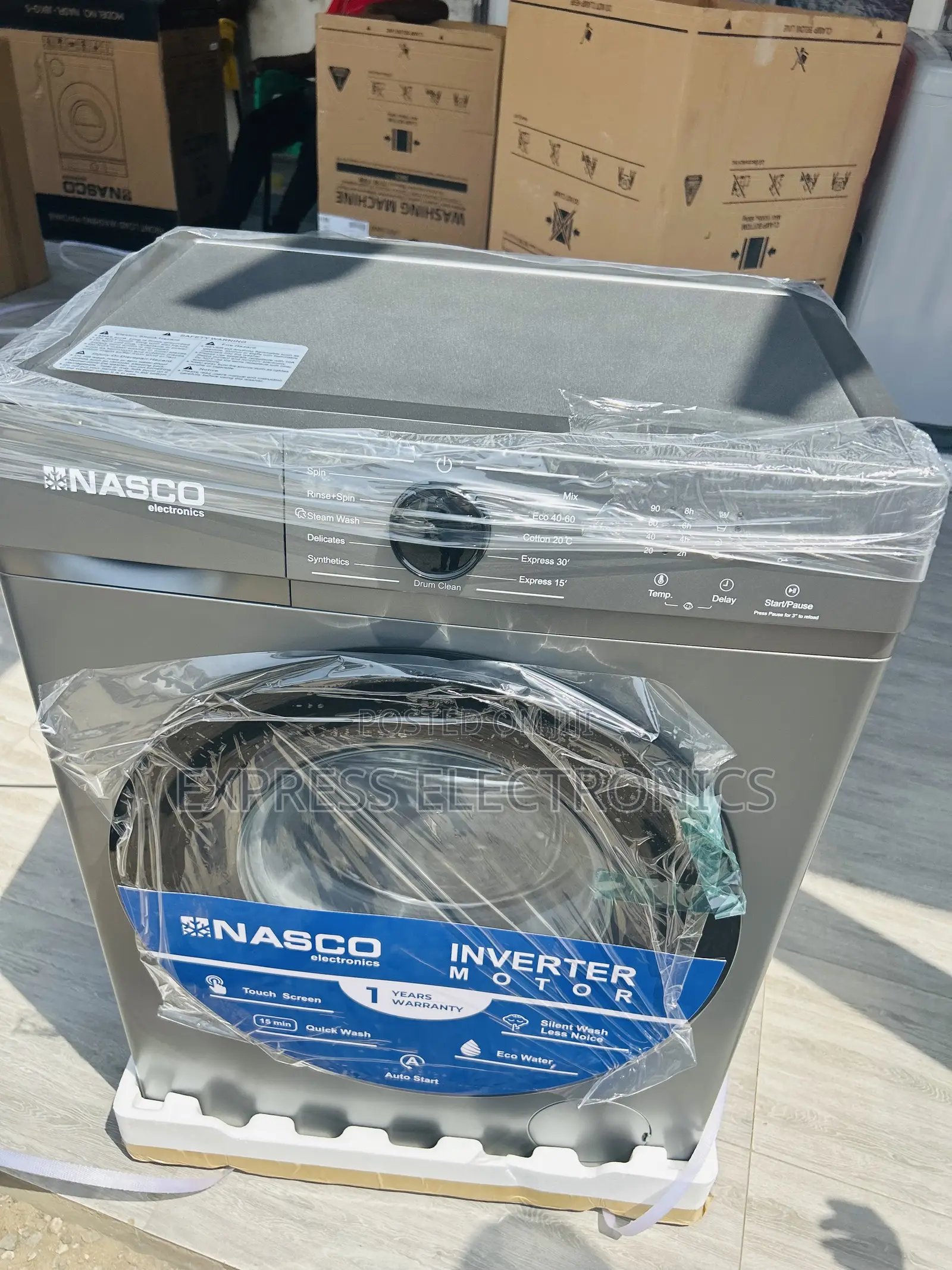 Easy to Us Nasco Inverter Wm 11kg Full Auto