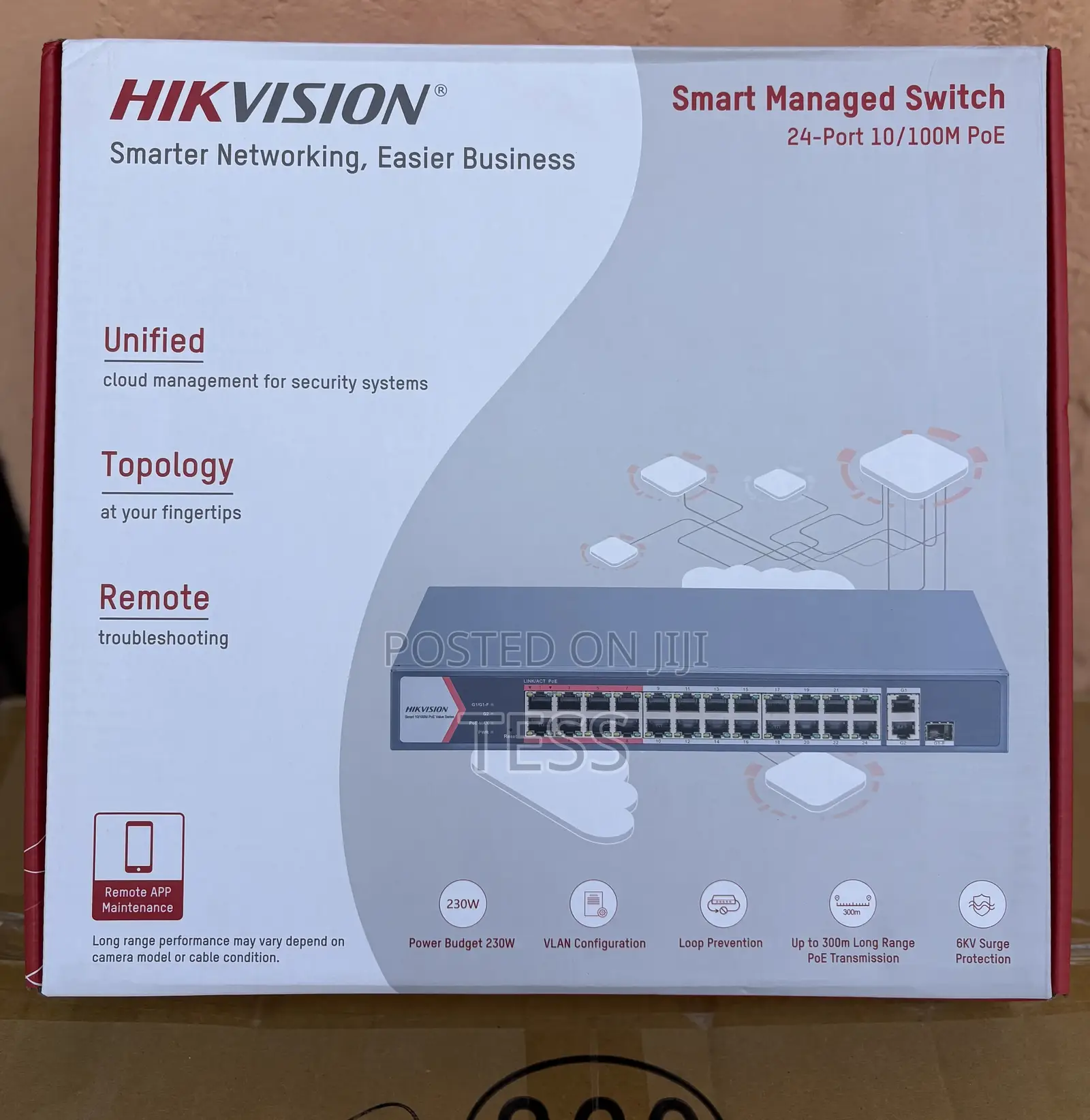 Hikvision 24port Smart Poe Giga Switch Ds-3e1326p-Ei/M