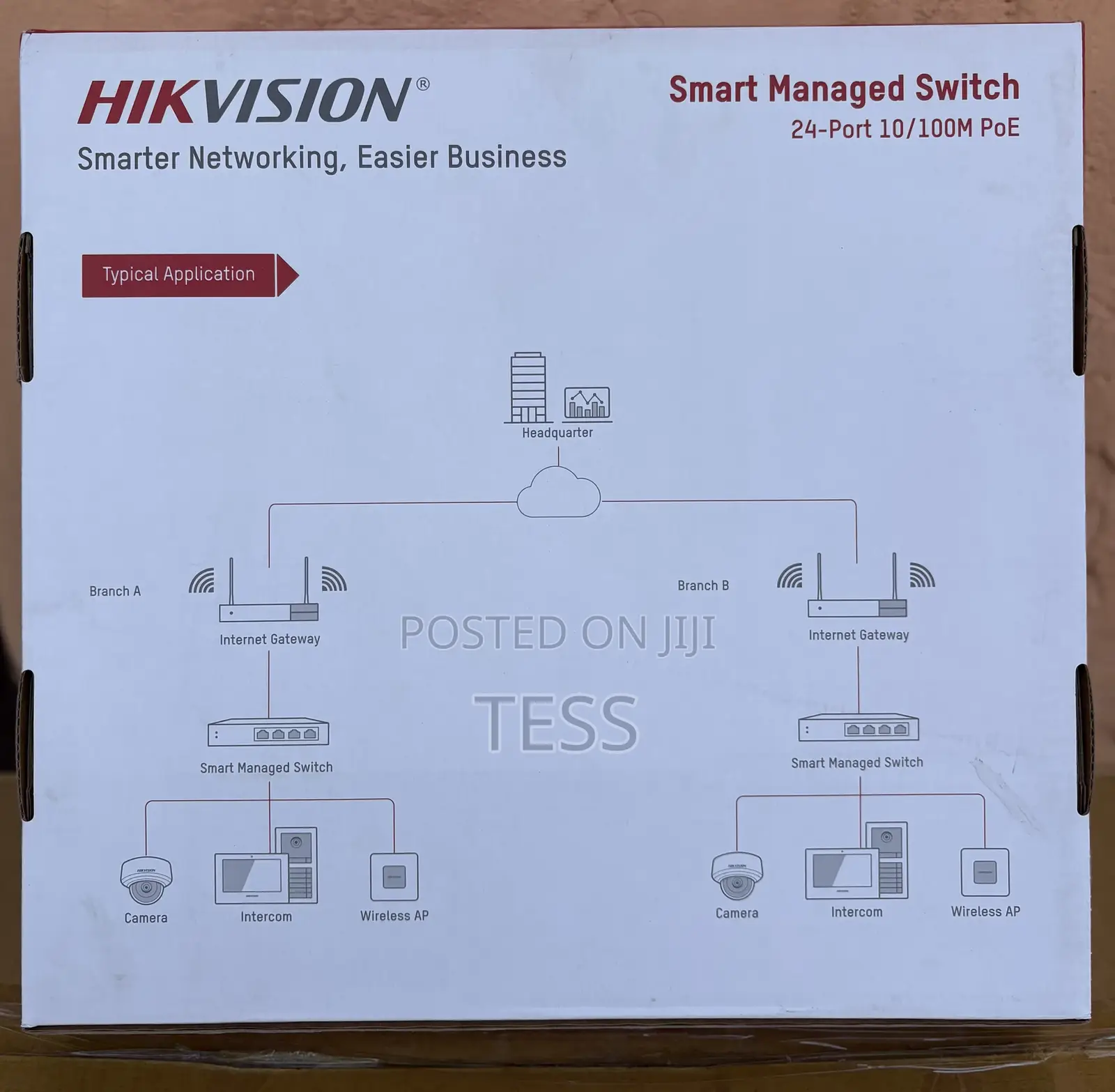 Hikvision 24port Smart Poe Giga Switch Ds-3e1326p-Ei/M