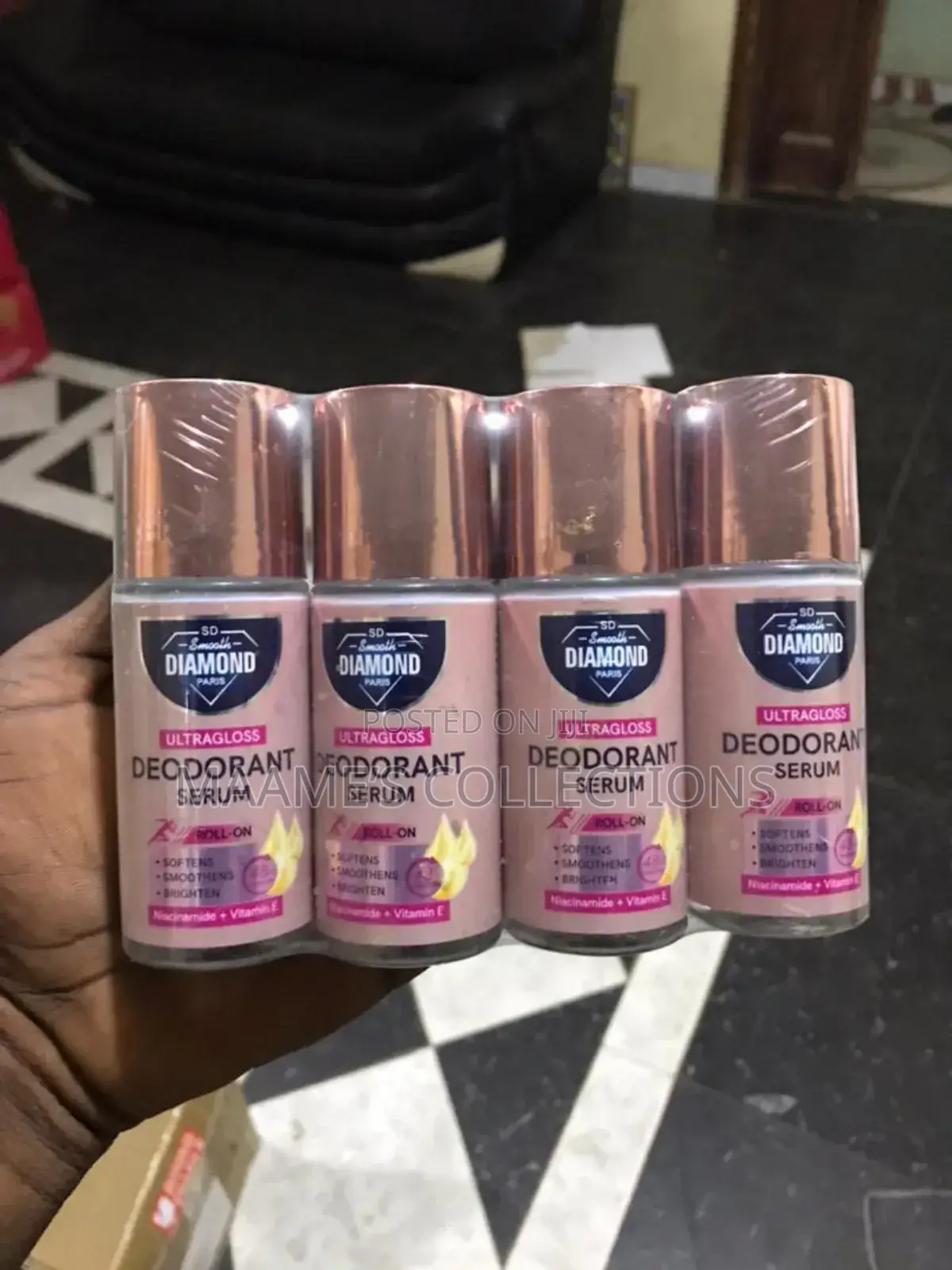 Smooth Diamond Ultra Gloss Deodorant Serum Roll On.