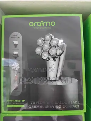 Oraimo Smart Shaver 7d 7 Razor Heads 360° Shaver