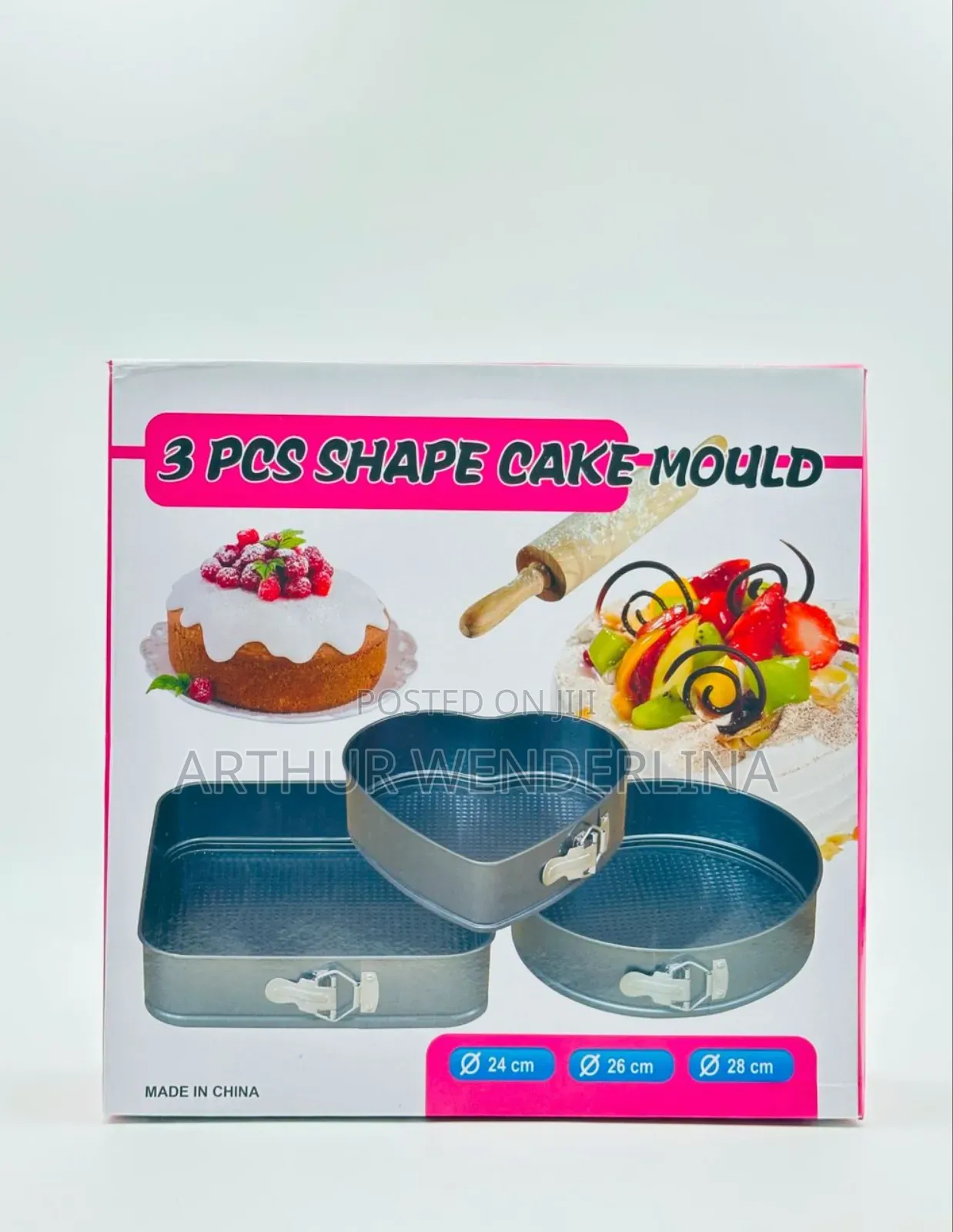 3pieces Shape Cake Mould