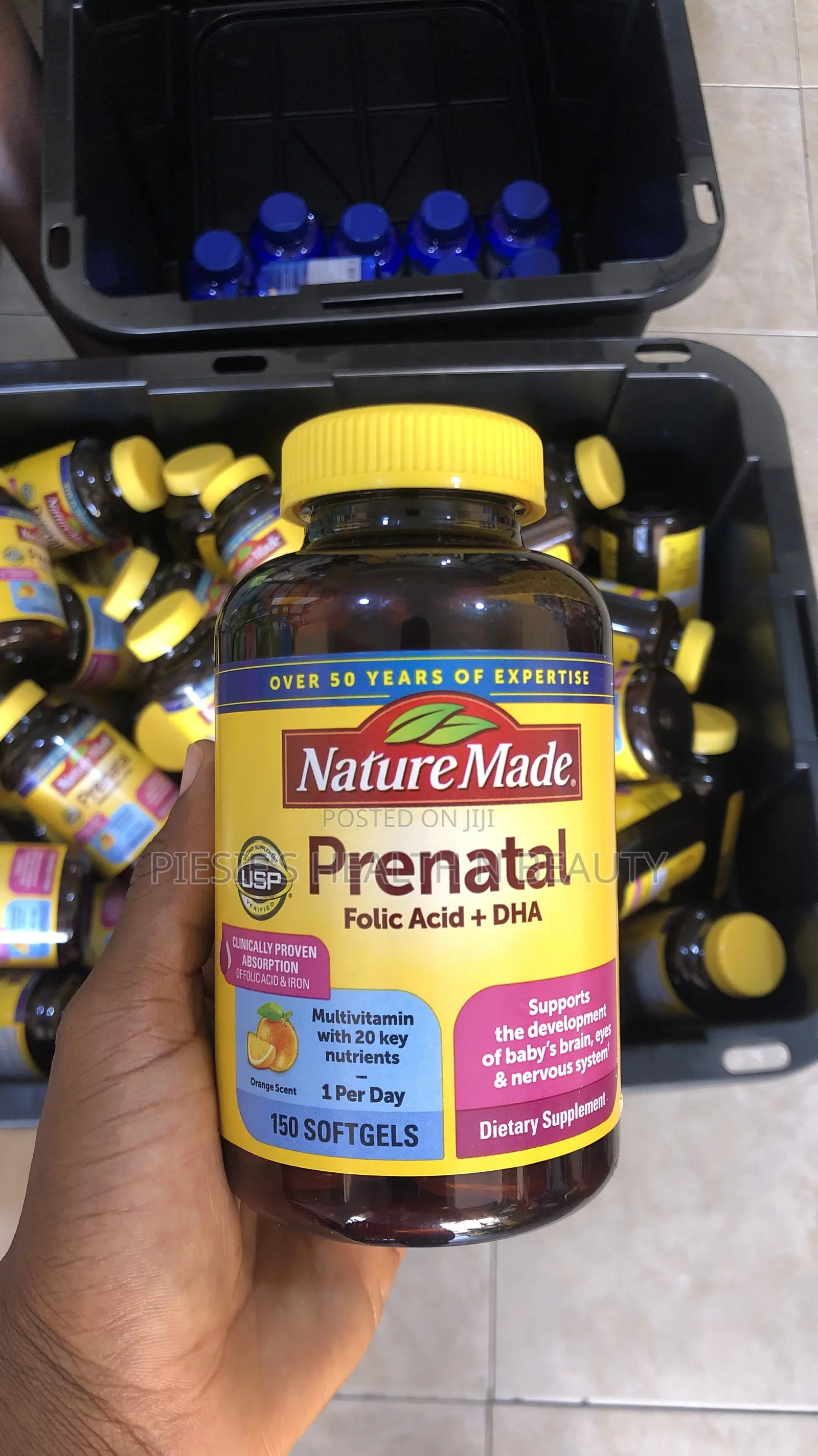 Nature Made Prenatal Folic Acid + Dha 150 Gels ,Expiry: December 2026