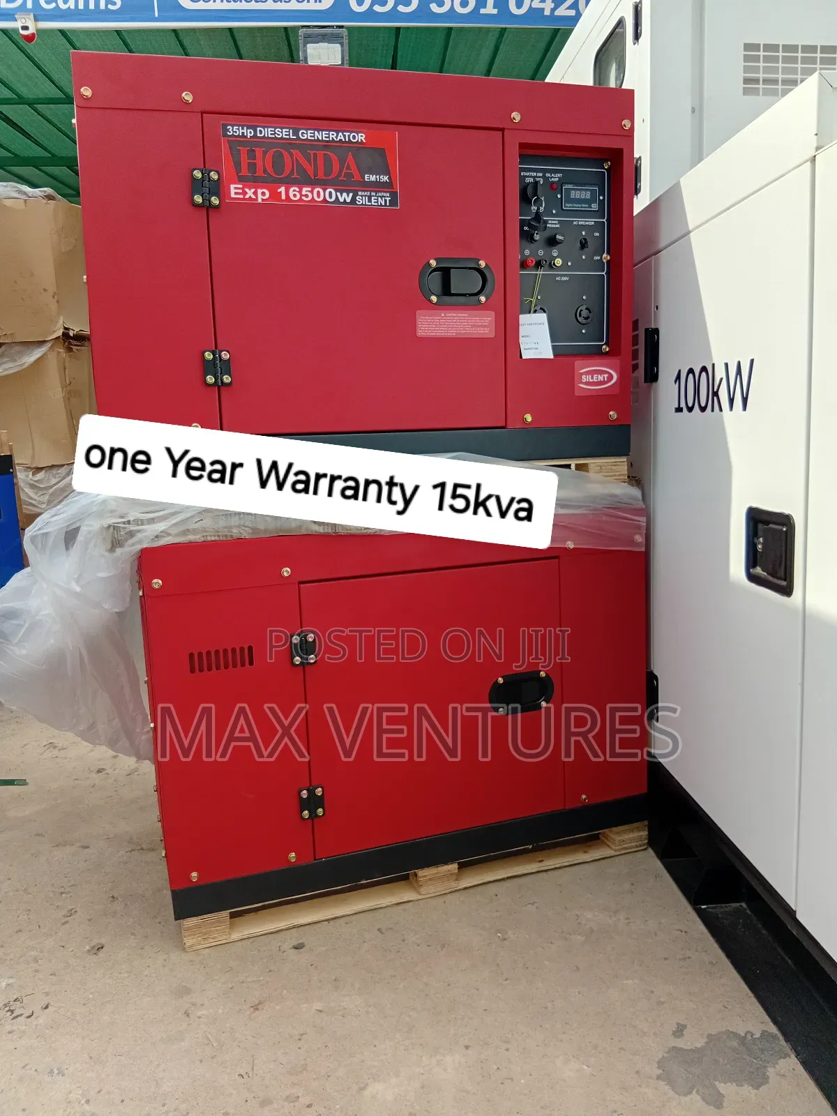 Generator 15kva Keystart Diesel Genset 15kva Honda
