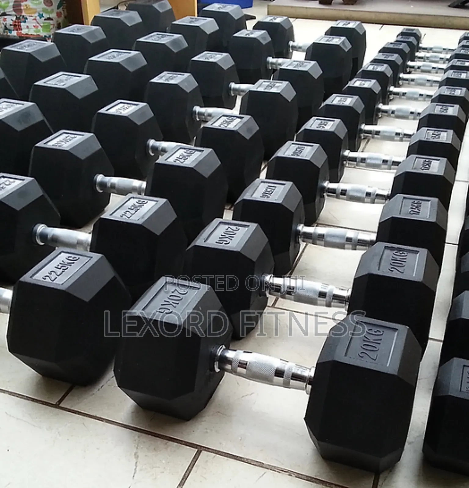 Hex Dumbbell Set 2300kg