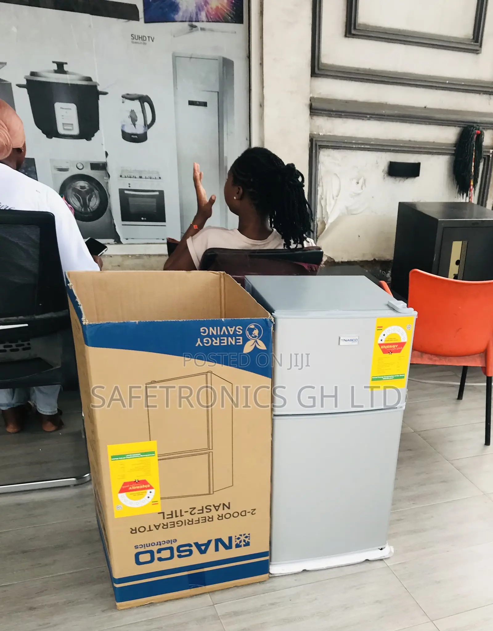 Low Noise Nasco 90l Top Freezer Doubledoor Tabletop