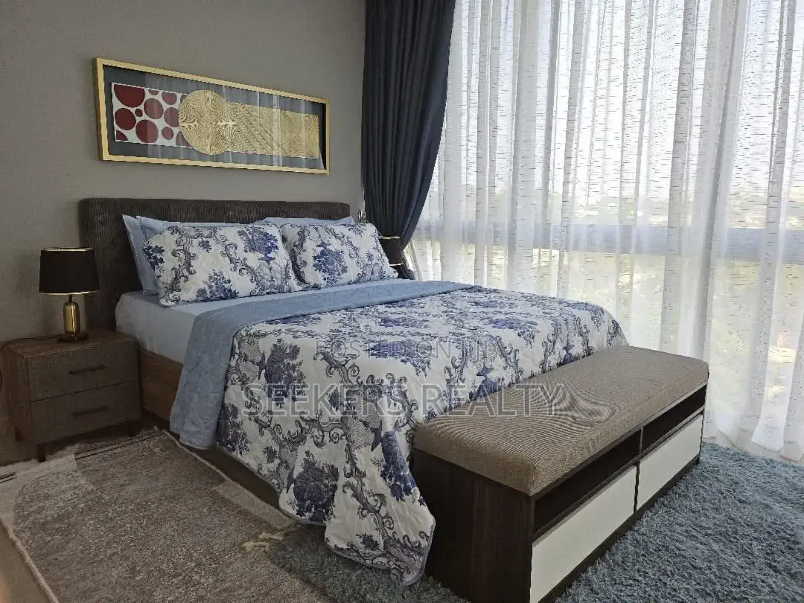 Furnished 1bdrm Apartment in Seekers Realty, Roman Ridge for rent