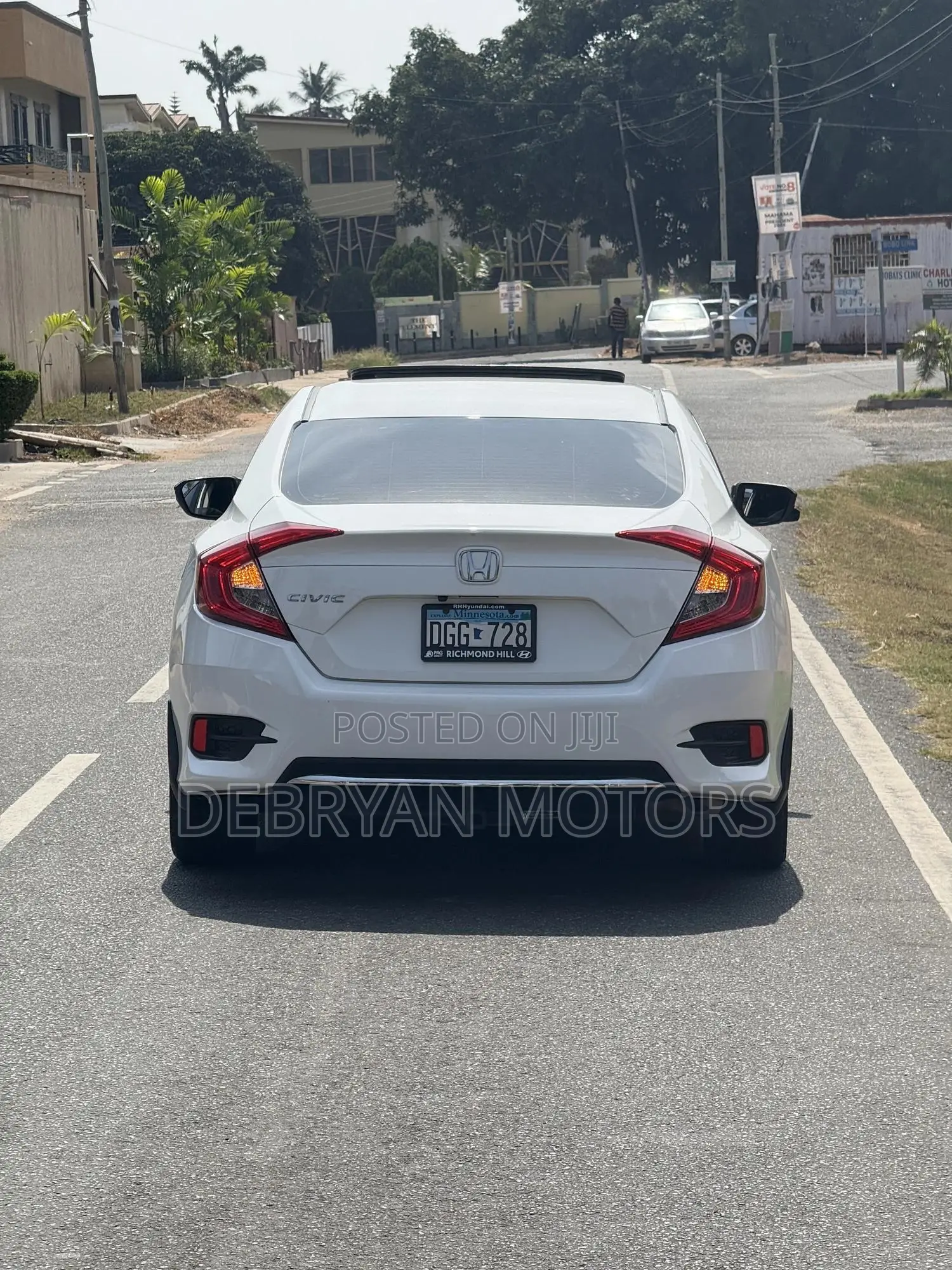 Honda Civic EX Sedan 2019 White
