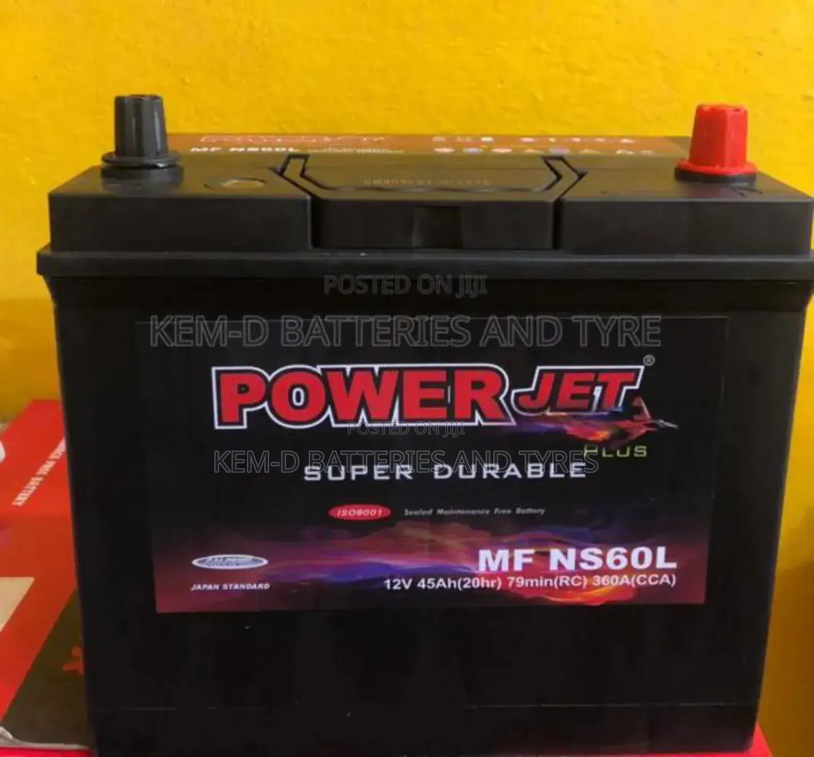 Ns60l 45ah 12v Powerjet Battery - CRV Battery