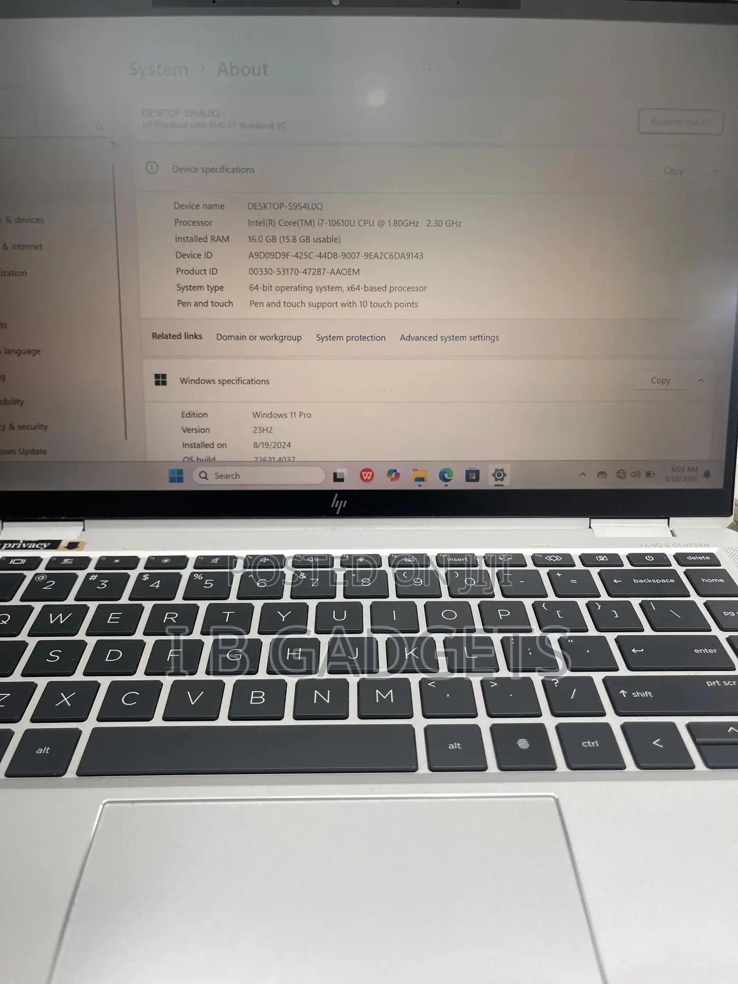 Laptop HP EliteBook x360 1040 G7 16GB Intel Core i7 SSD 512GB