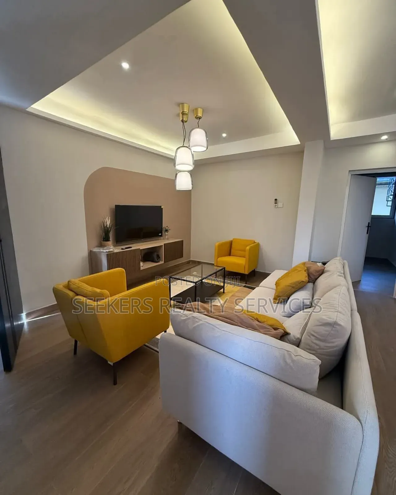 Furnished 1bdrm Apartment in Seekers Realty, Airport Residential Area