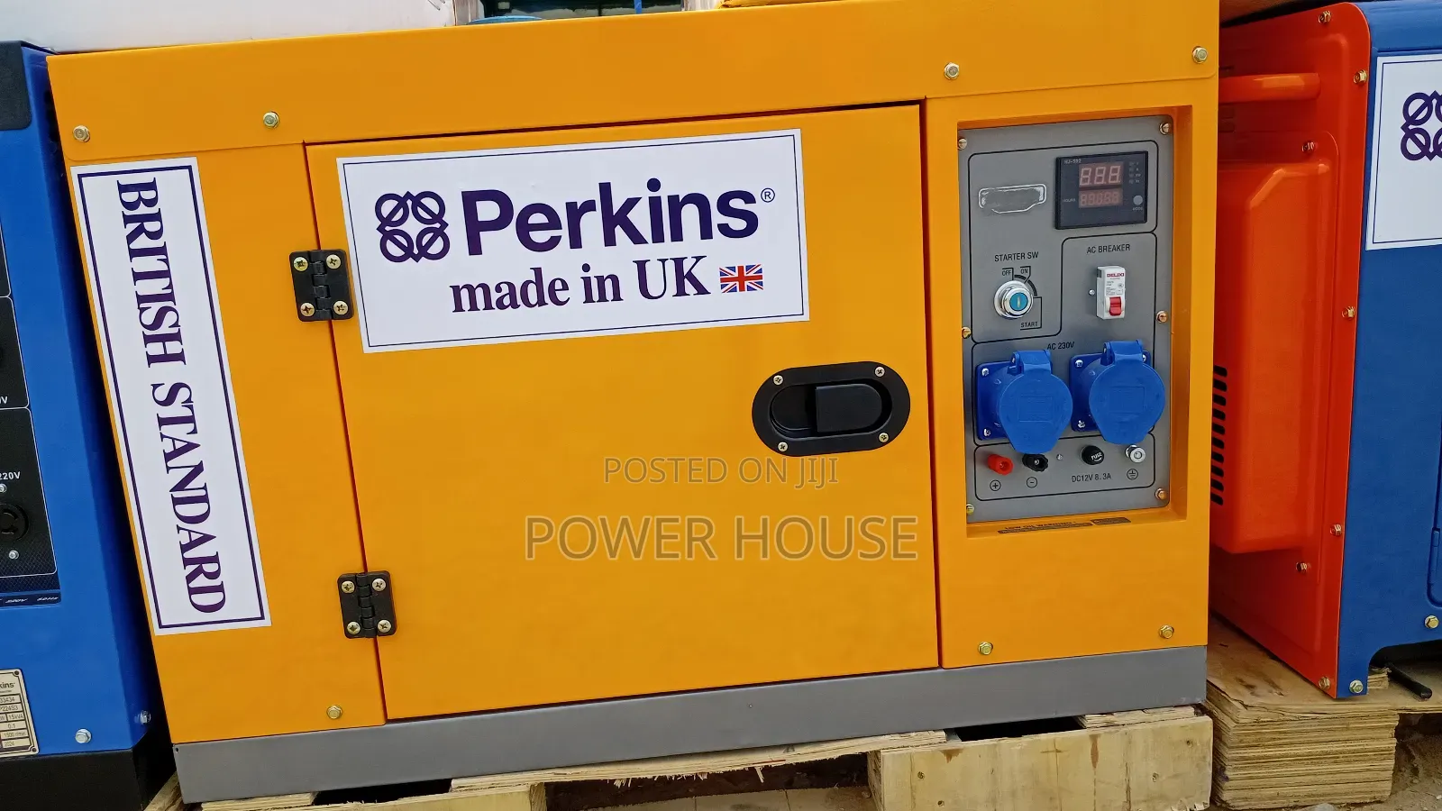 Fleek 15kva Perkins Diesel 13000watts Silent Generator 15kva