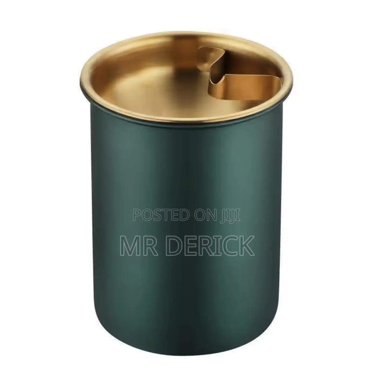 Creative Stainless Steel Ashtray Funnel With Cover Anti-Fly