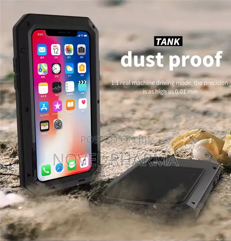 Heavy Duty Armour Case for iPhone 16pro Max (Black)