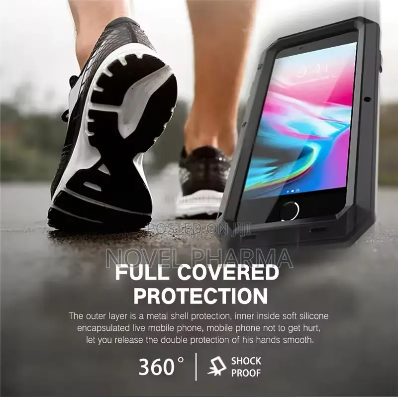 Heavy Duty Armour Case for iPhone 16pro Max (Black)