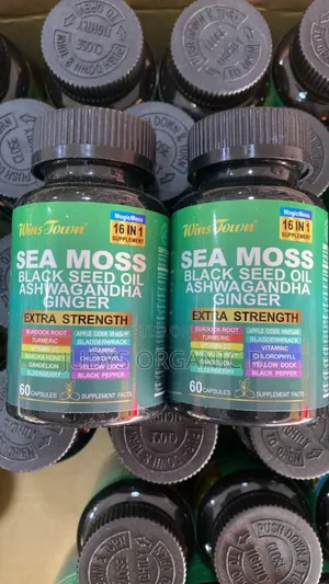 Sea Moss With Black Seeds Oil, Ashwagandha and Ginger