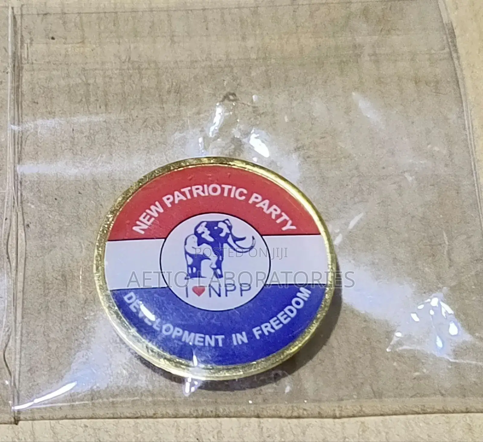 Lapel Pin and Brooches - Coat of Arms, Ghana Flag, Npp, NDC