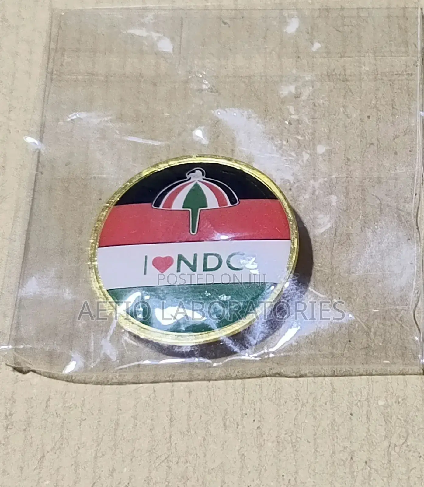 Lapel Pin and Brooches - Coat of Arms, Ghana Flag, Npp, NDC