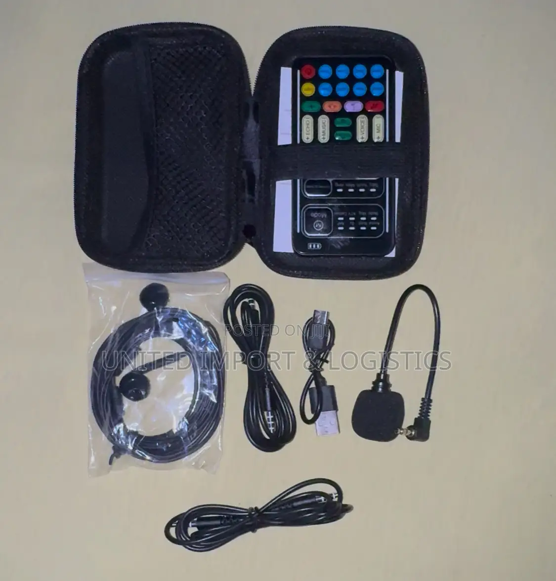 Original I9 Voice Changer Male to Female + iPhone Adapter