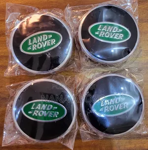 Green and Black Land Rover and Range Rover Wheel Cups
