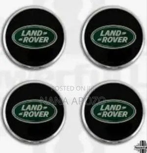 Green and Black Land Rover and Range Rover Wheel Cups