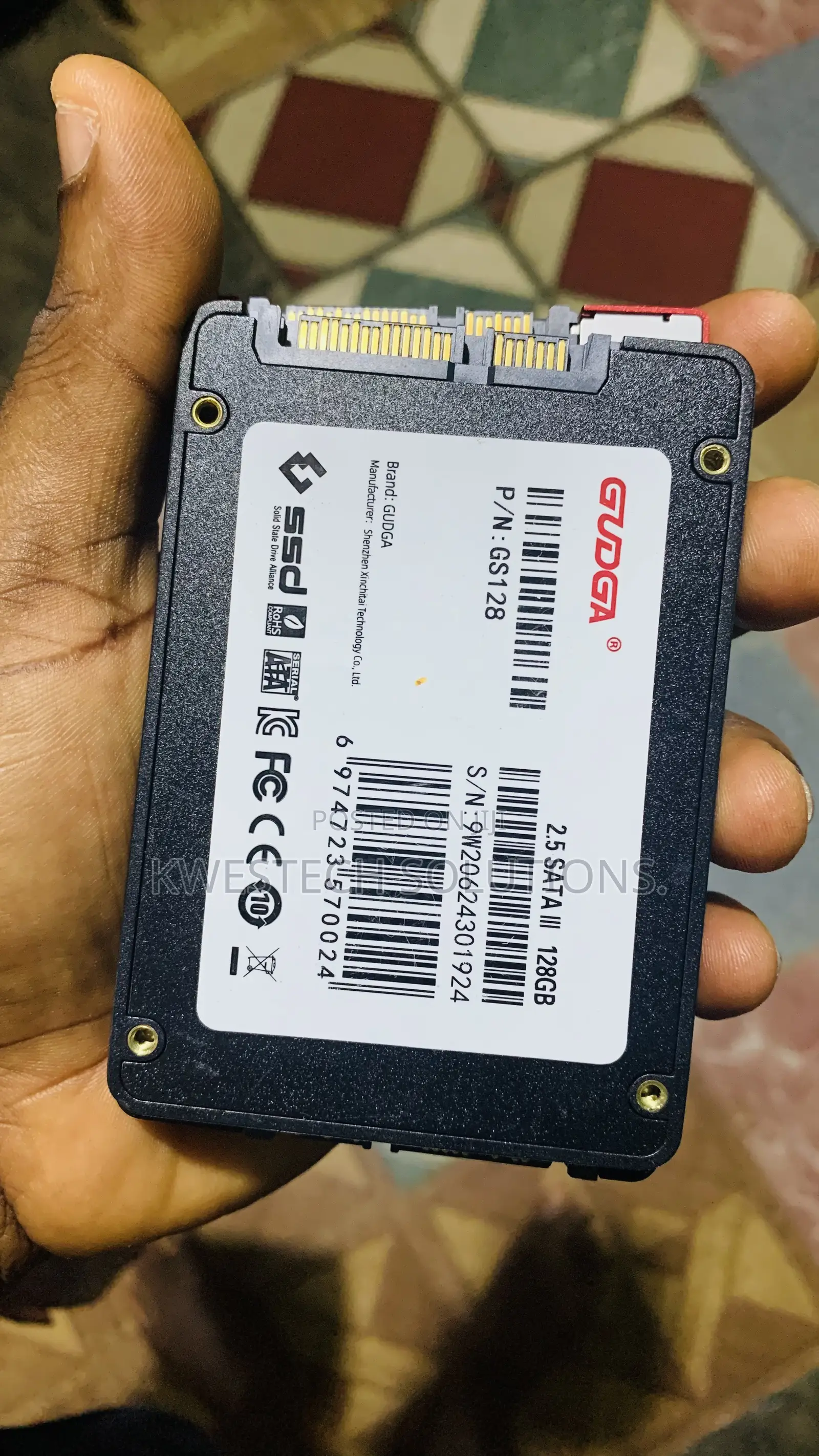 Original SSD Drive Sata3 for Laptops.