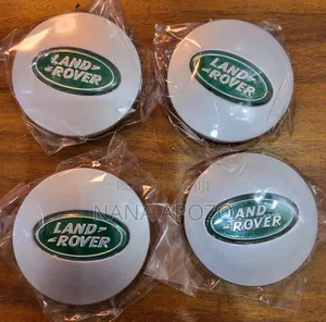 Silver and Green Range Rover Wheel Cups Available