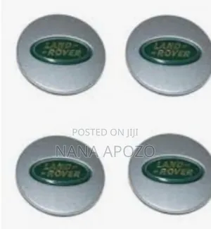 Silver and Green Range Rover Wheel Cups Available