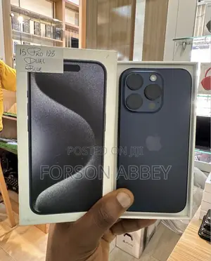 New Apple iPhone 15 Pro 128 GB Black