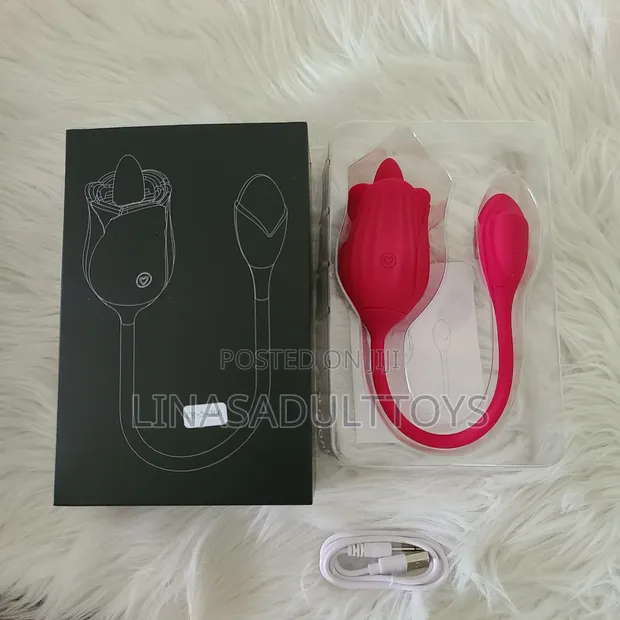 rose 2 toy Lovehoney Mon Ami Pleasure Air Suction Vibrating Rose, 10 Intensity Levels,  Waterproof, USB Rechargeable, Red