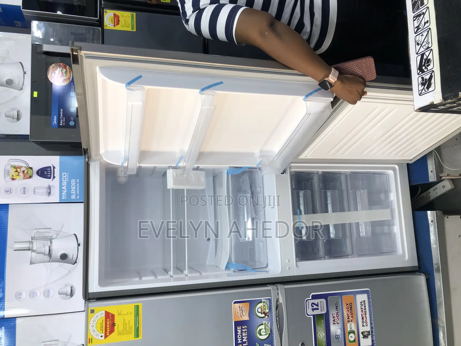 Quality Nasco Bottom Fridge 207 Liters Going for Cool Price