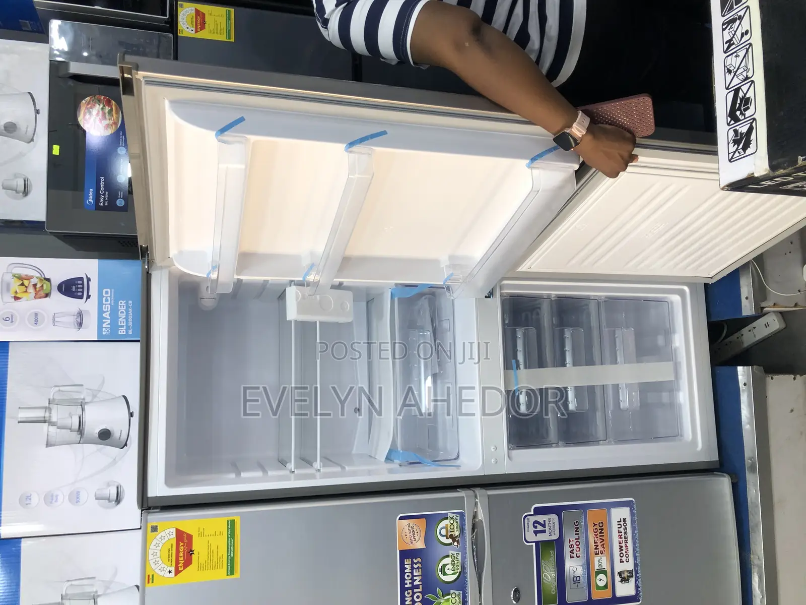Quality Nasco Bottom Fridge 207 Liters Going for Cool Price