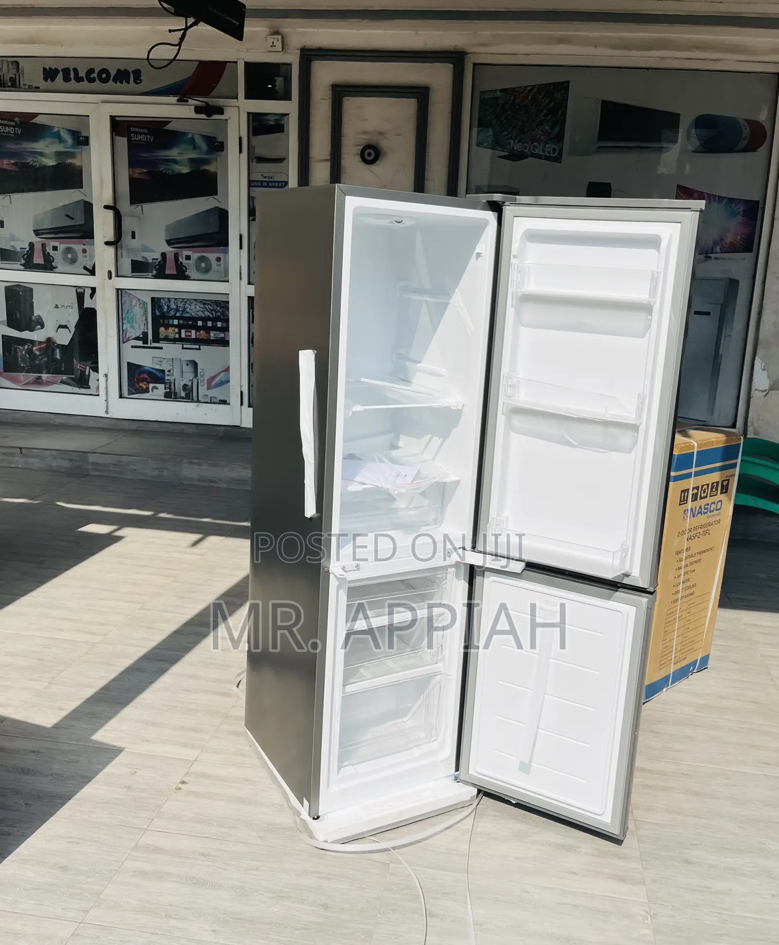 Fast Cooling Nasco Nasd2-23-Sk Double Door Refrigerator.