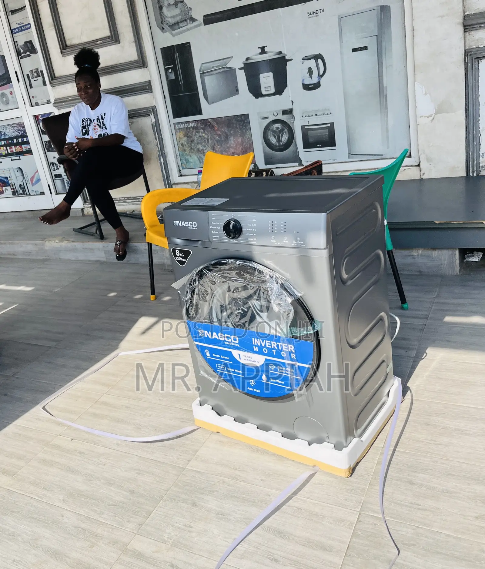 Elevate Your Home With Nasco 8kg Fully Auto Washing Machine