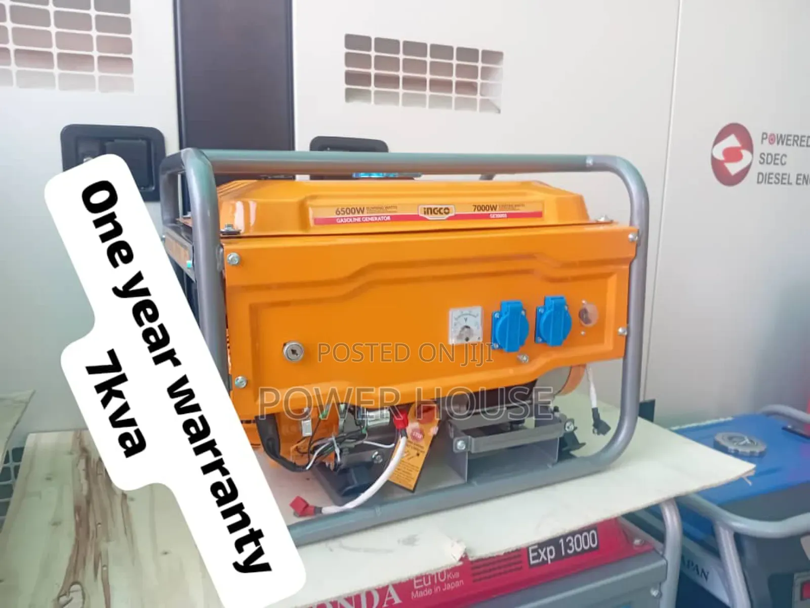 Low Priced Ingco 7kva 7000watts Petrol Generator 7kva Ingco