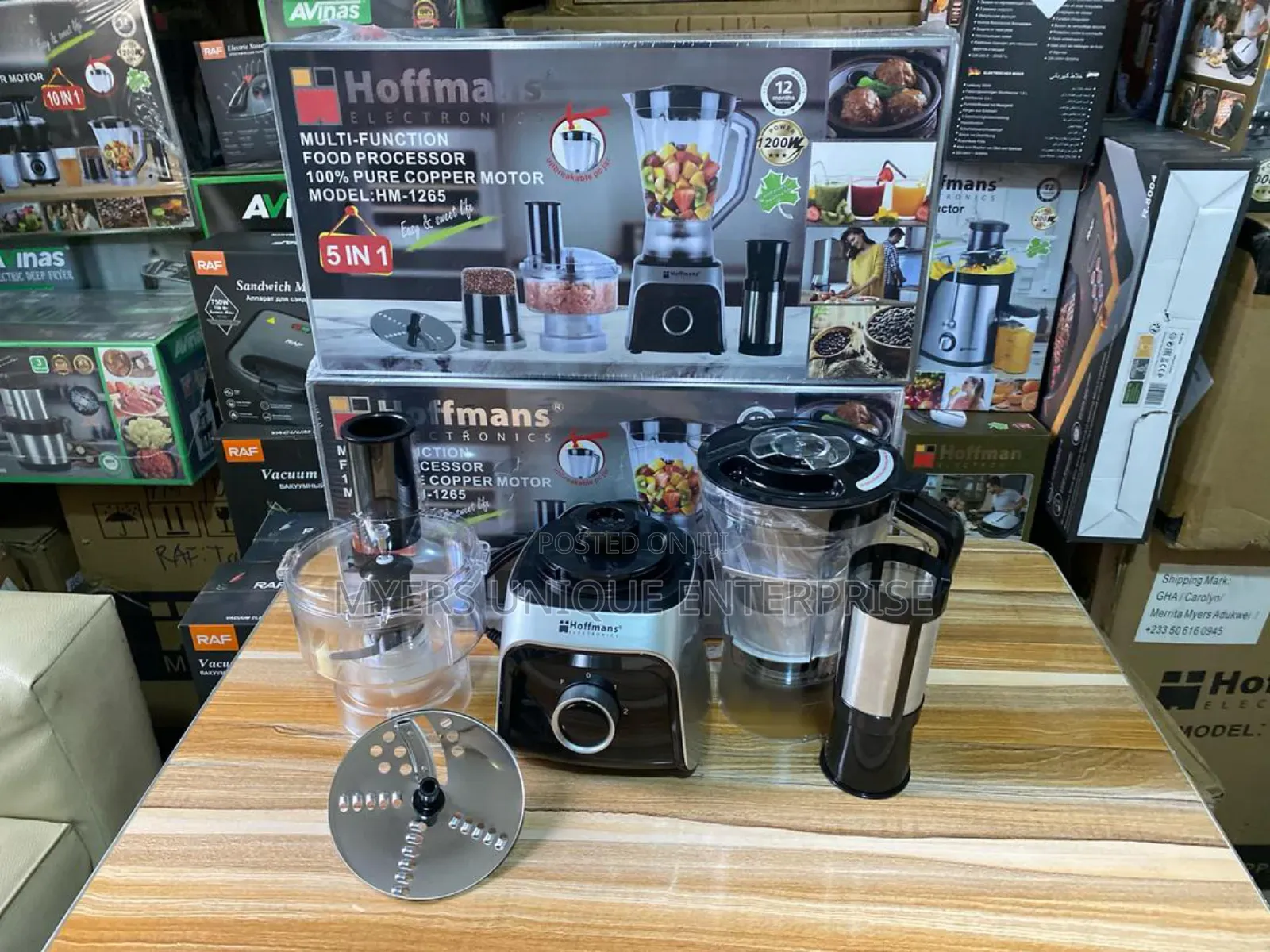 Hoffmans Quality 5in1 Blender (Pure Copper Motor)