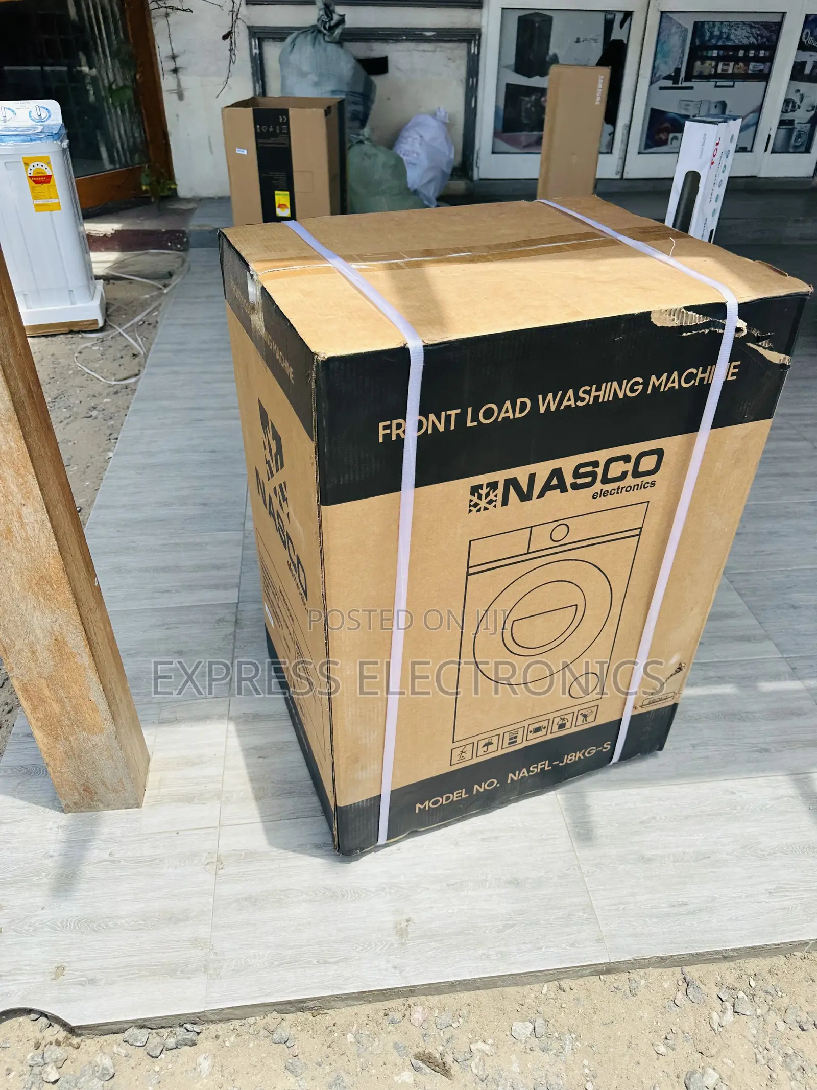Quality New Grey Wm Front Load Nasco 8kg