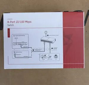 Hikvision 8 Port Fast Ethernet Desktop Switch Ds-3e0108d-0