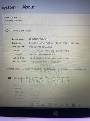 Laptop HP 15 8GB Intel Core i5 HDD 500GB