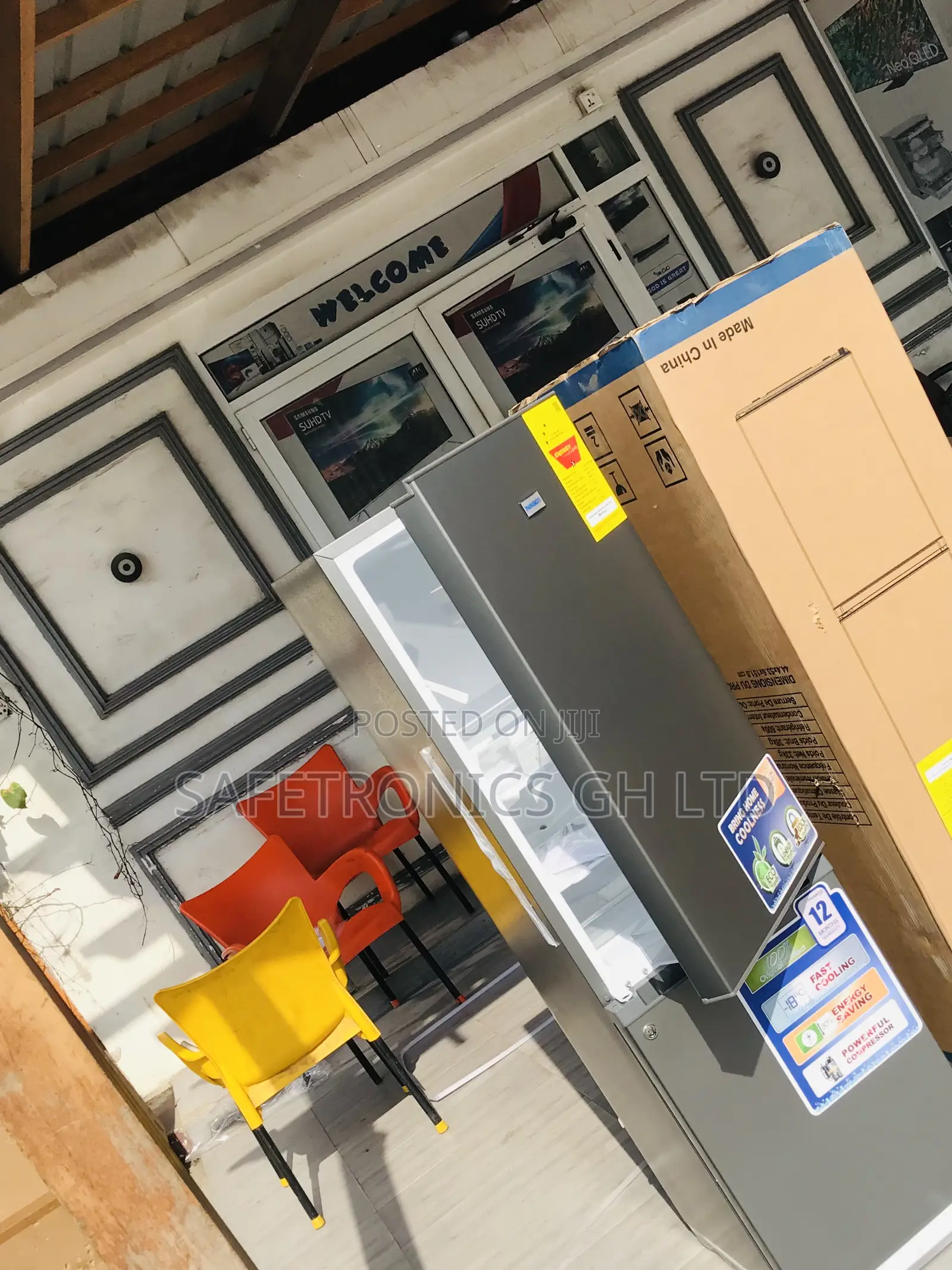 Ecocooler Nasd2-23-Sk Bottom Freezer Grey Doubledoor