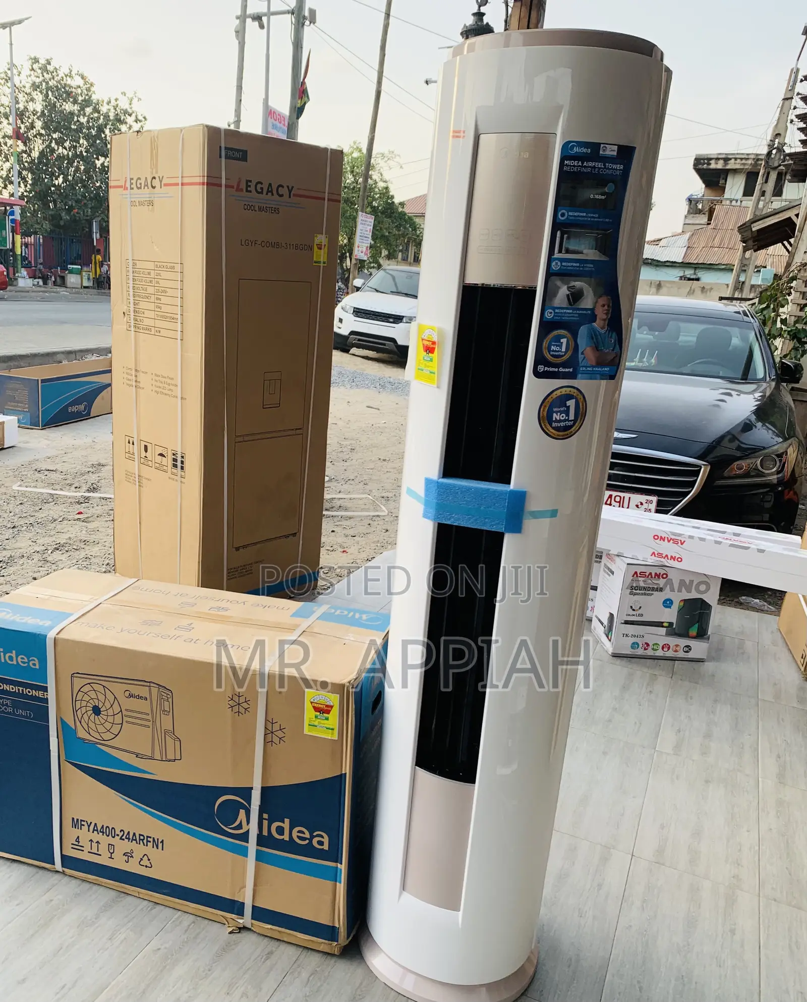 Extremely Chilling Midea 2.5hp Floor Standing Ac(White)