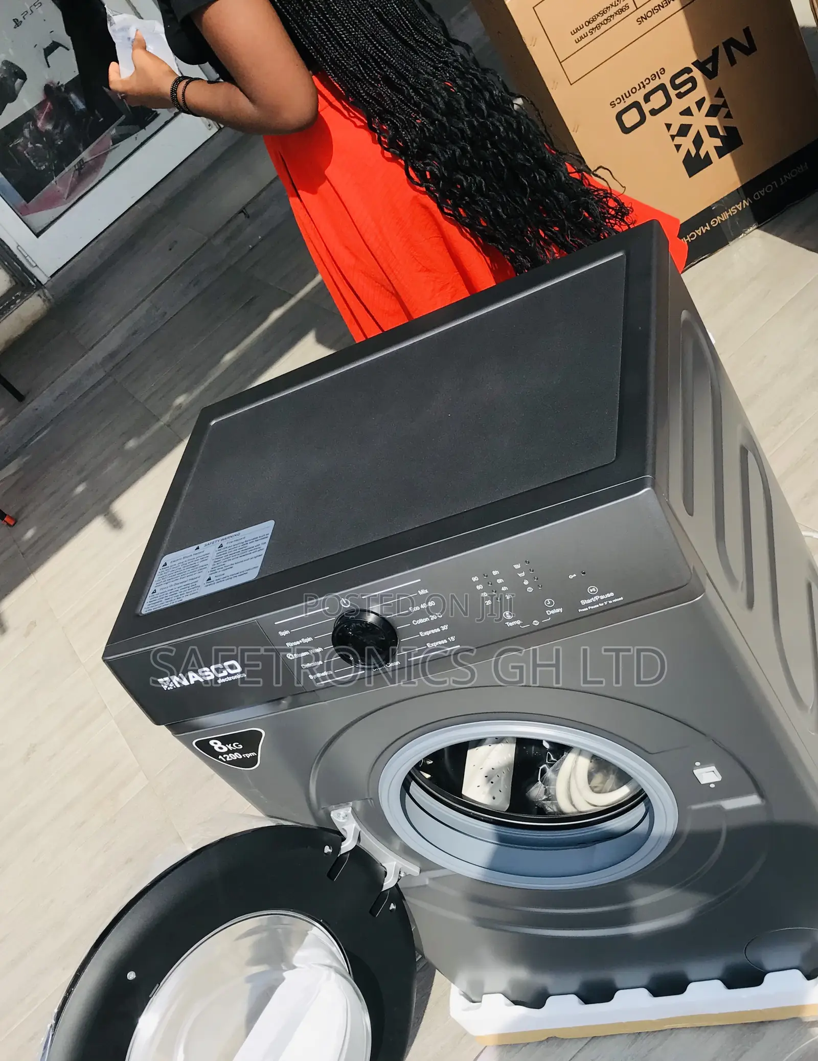 Get Unique 8kg Frontload Smart Fullauto Nasco Inverter