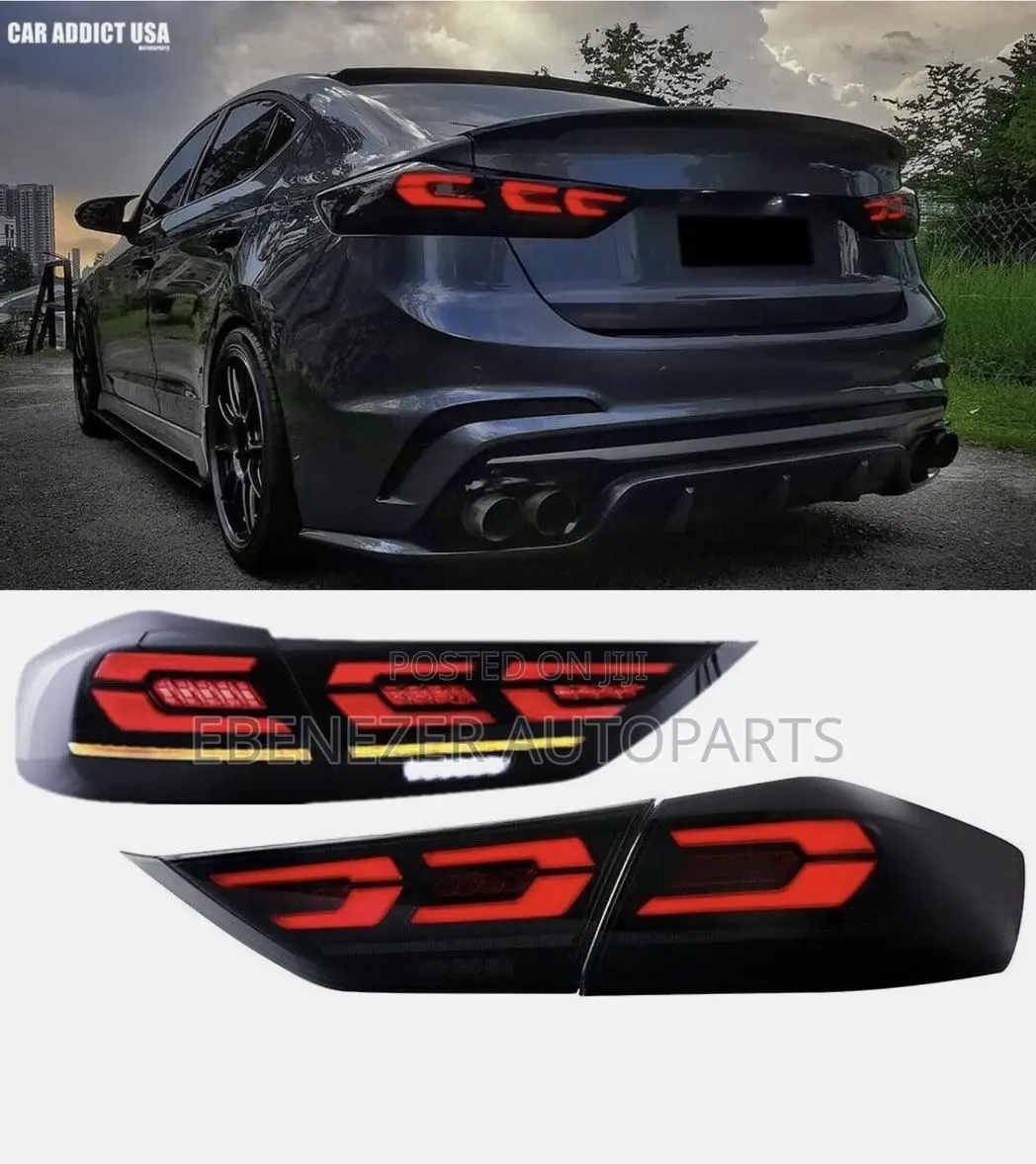 Hyundai Elantra 2017,2018 Smoke Led Spec Taillights