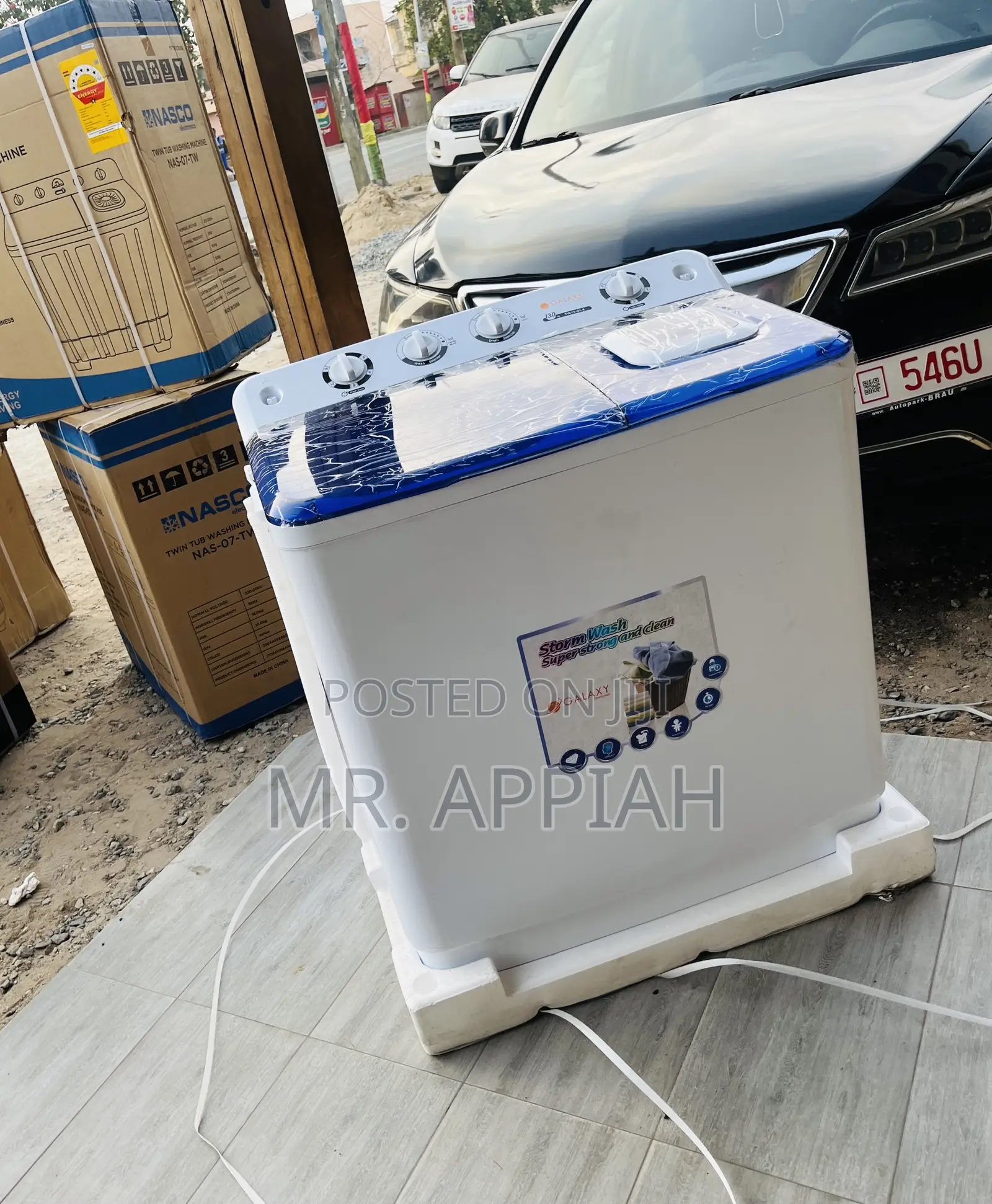 Galaxy 13kg Washing Machine With Wash Spin Function.