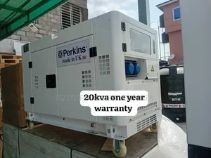 White Perkins 20kva Generator