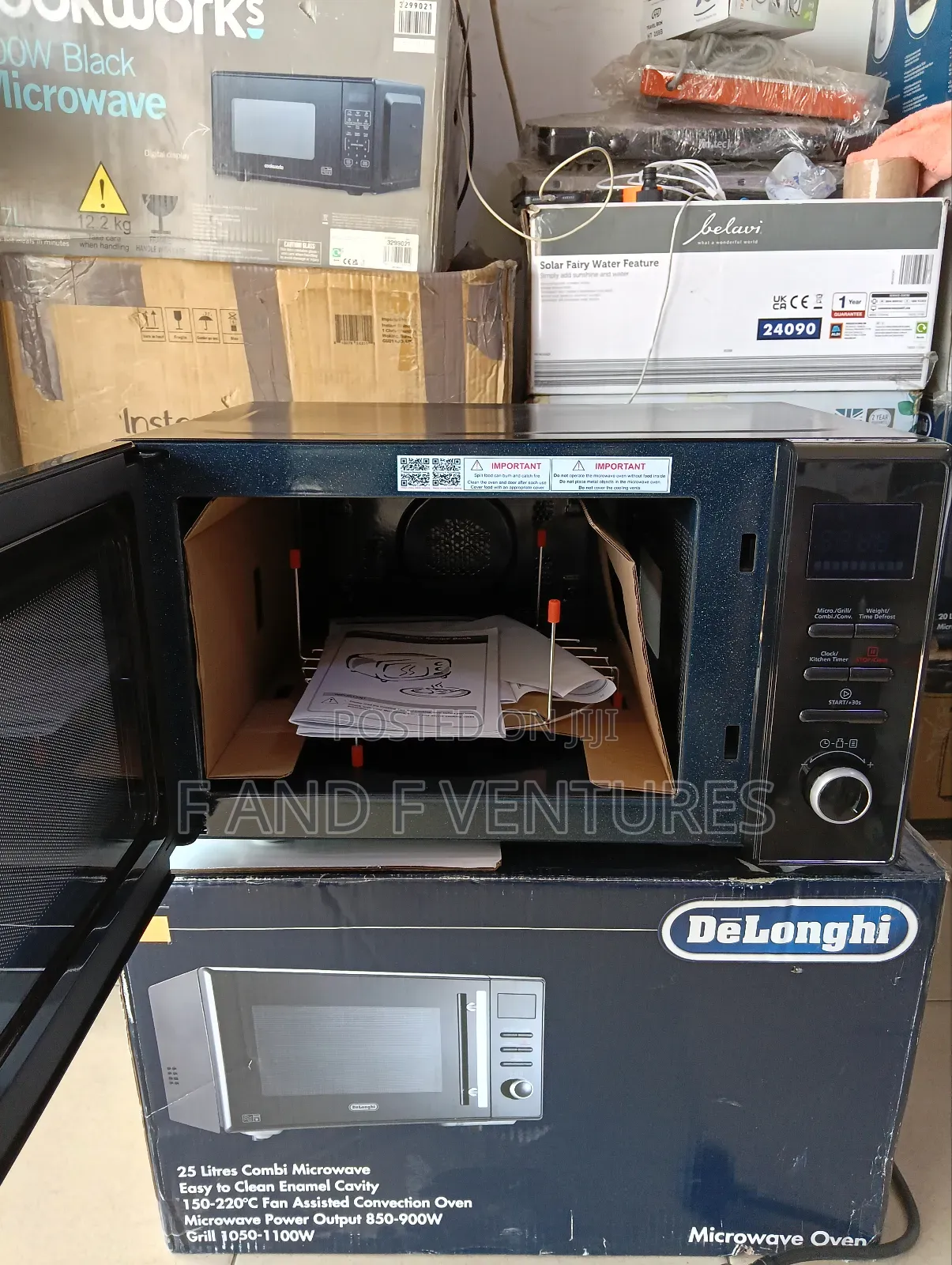 Delonghi Digital Microwave With Grill 25l - Uk