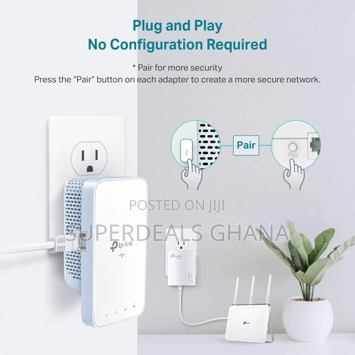 Tp-link Powerline Wifi Extender Av1000