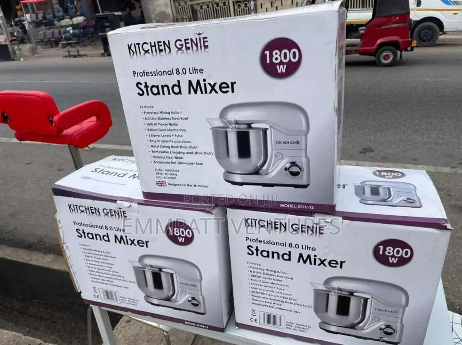 Kitchen Ginie Stand Mixer 8l