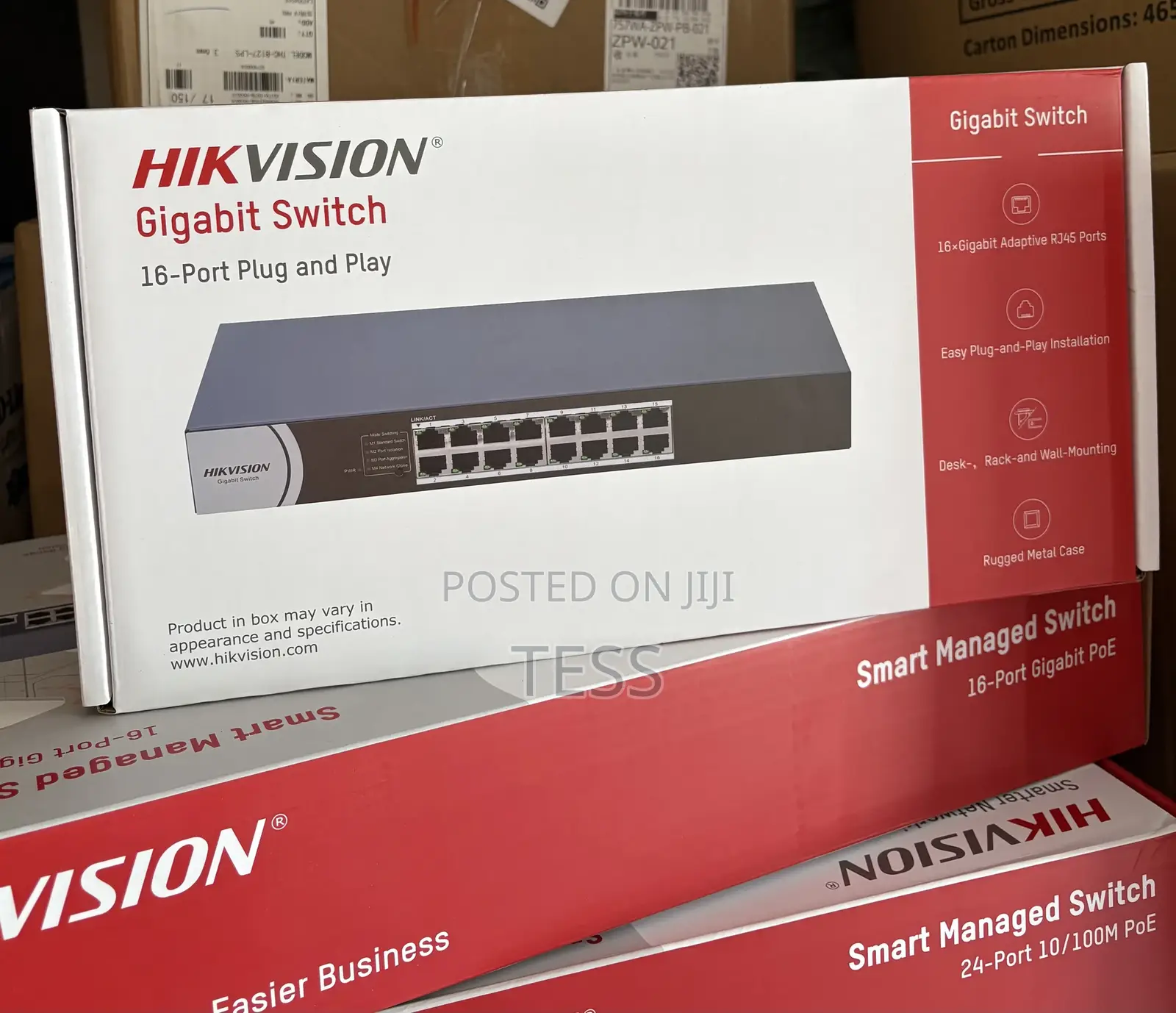 Hikvision 16port Fast Ethernet Gigabit Switch Ds-3e0516r-O